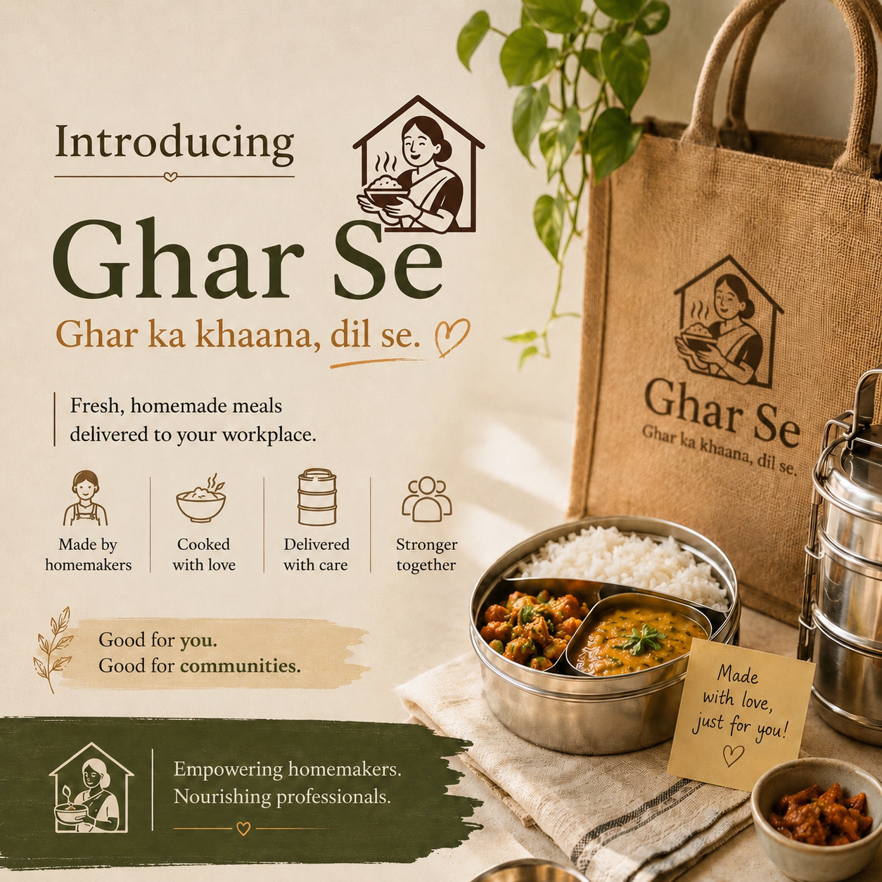Ghar Se meal boxes